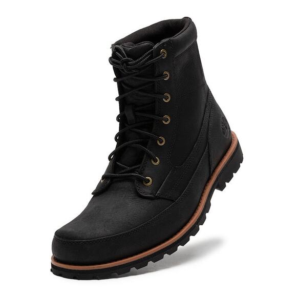 TIMBERLAND MEN\'S 13 ATTLEBORO MID LACE BOOT JET BLACK NIB TB1A657D015